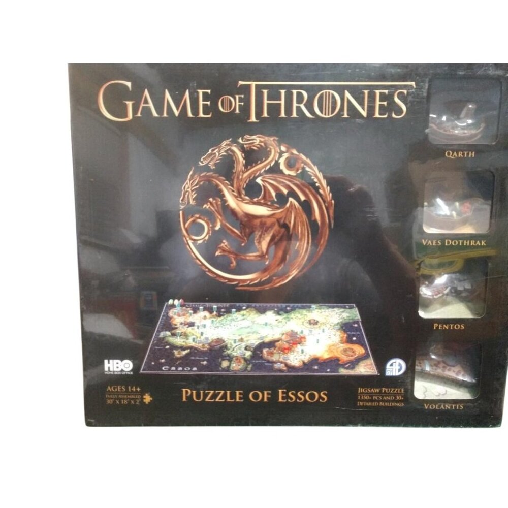 Game Of Thrones Jigsaw Puzzle Of Essos For Ages 14+